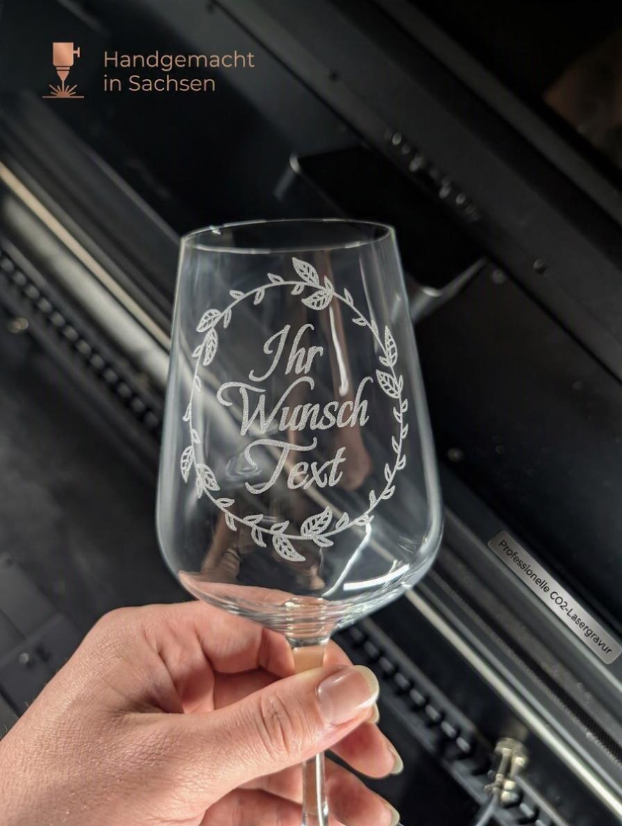 Personalisierte Gläser mit Gravur | Sektglas Jugendweihe, Weinglas Stimmungsbarometer o. Wunschtext-Geschenk | Hochwertiges Kristallglas